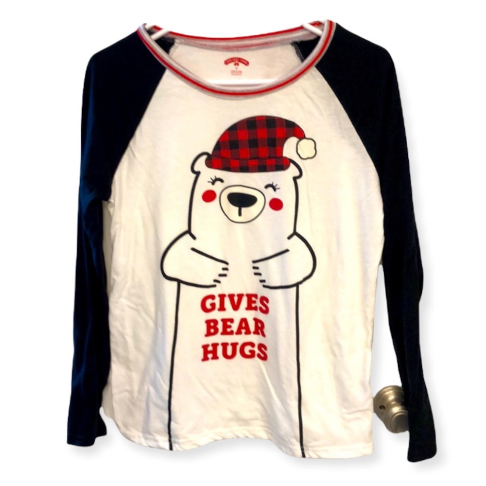 Holiday Time Bear Top